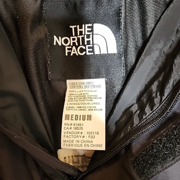 The North Face Ultrex Black Snow Pants